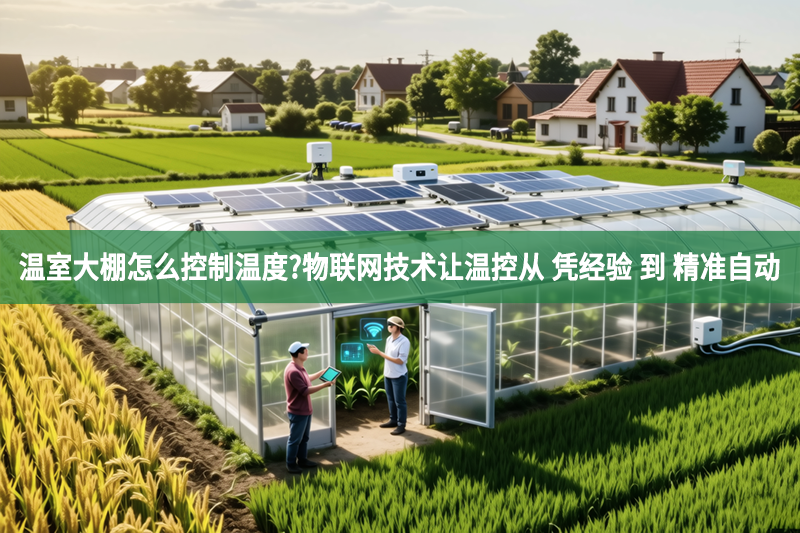 溫室大棚怎么控制溫度?物聯網技術讓溫控從 “憑經驗” 到 “精準自動”