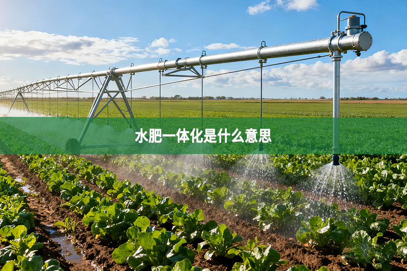 水肥一體化是什么意思