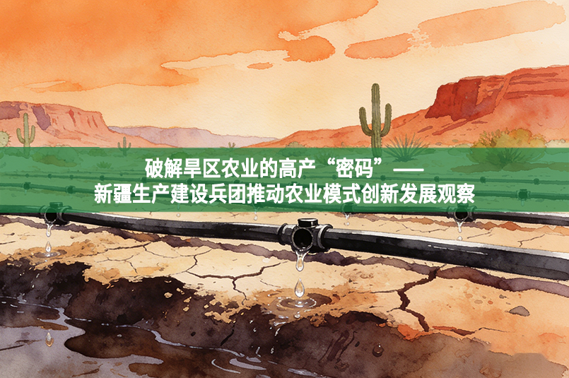 破解旱區農業的高產“密碼”——新疆生產建設兵團推動農業模式創新發展觀察